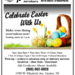 Amici ristorante Easter ad